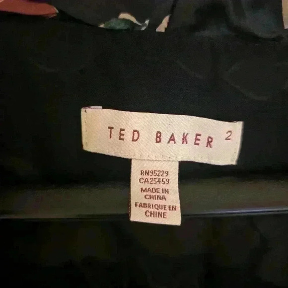 Ted baker floral dress size 2 - Picture 3 of 8